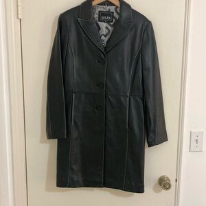 Genuine Lamb Skin Leather Coat by Adler